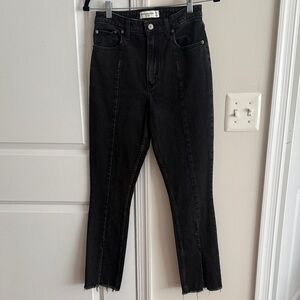 Abercrombie & Fitch Black Cropped Jeans